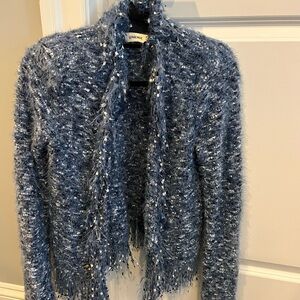 Lagence Blue Knot Cardigan with buttons